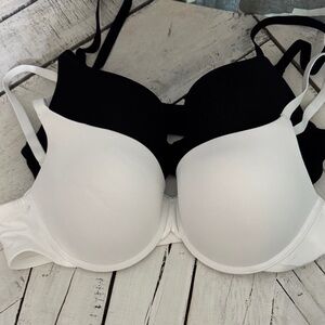 Elegant Black and White Women's Bra